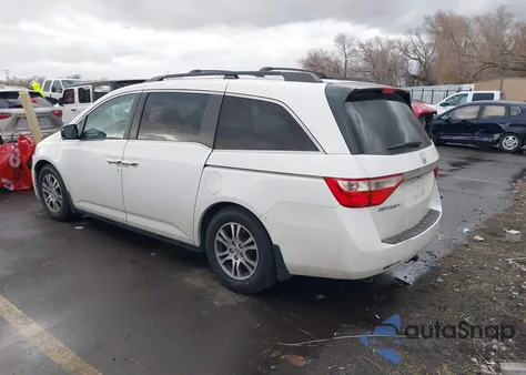 2012 Honda Odyssey Ex-L from USA, damaged, VIN 5FNRL5H67CB111669